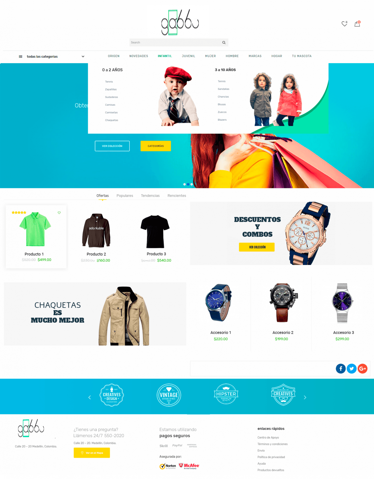 En este momento estás viendo GABBU.CO. Diseño de Landingpage para eCommerce.